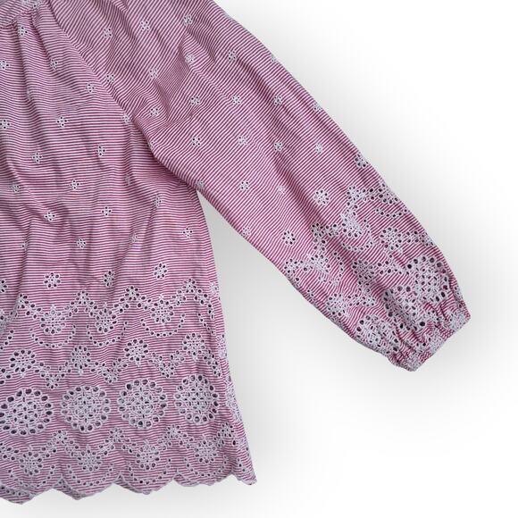 Sundance Blush Eyelet Button-Up Blouse - Picture 7 of 9